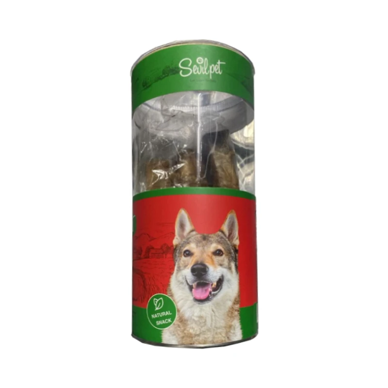 تشویقی سگ مدل Scalp Twisted Rib Bone Dog Snack دورپیچ اسکالپ وزن 100 گرم بسته 4 عددی