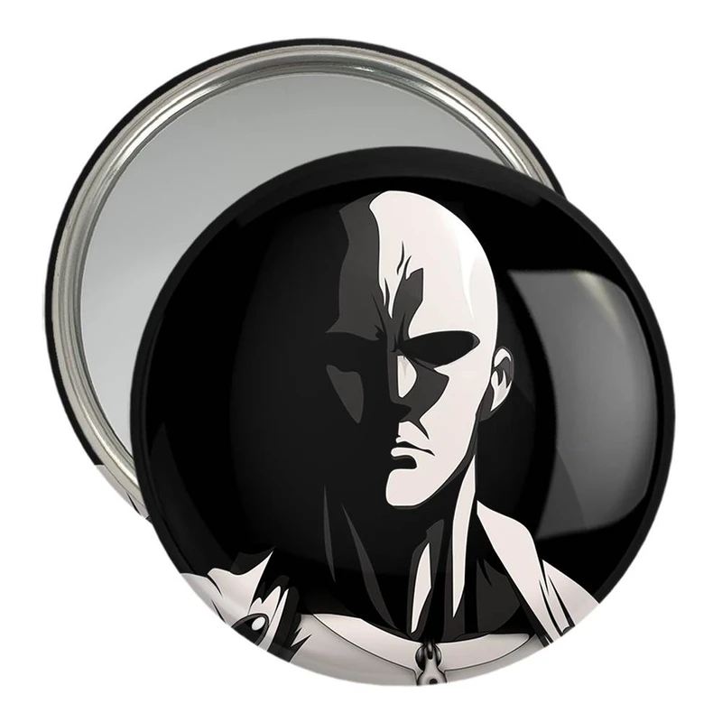 آینه جیبی خندالو مدل سایتاما انیمه مرد تک مشتی One Punch Man  کد 11342