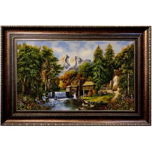 تابلو فرش دستبافت طرح منظره مدل RAR95