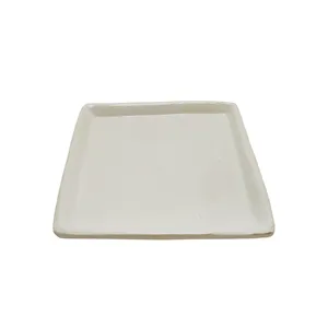 زیر گلدانی سنگی طرح مربع A  کد K-245