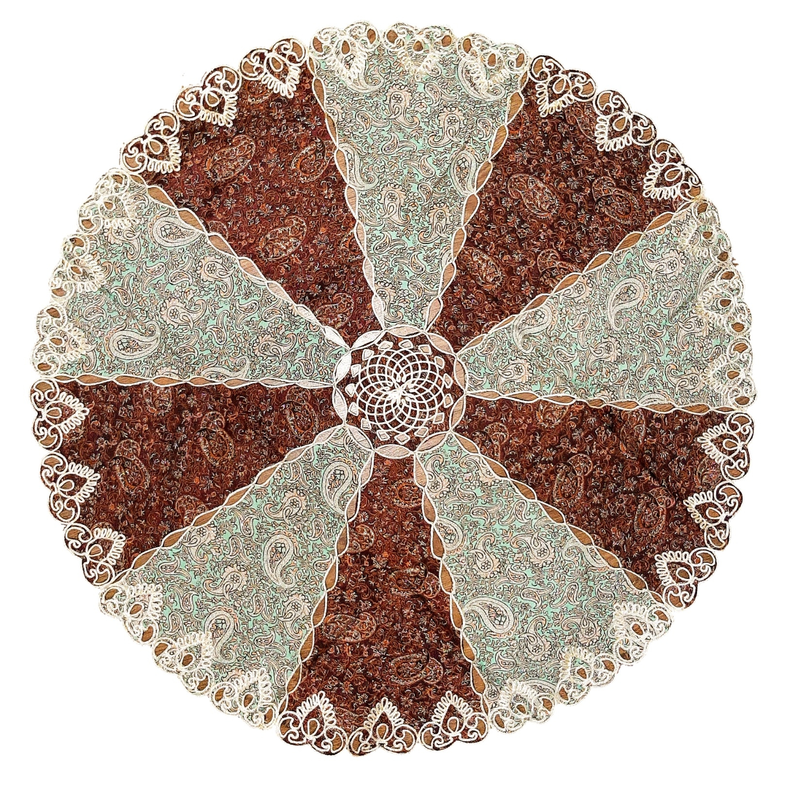 رومیزی ترمه کد 004