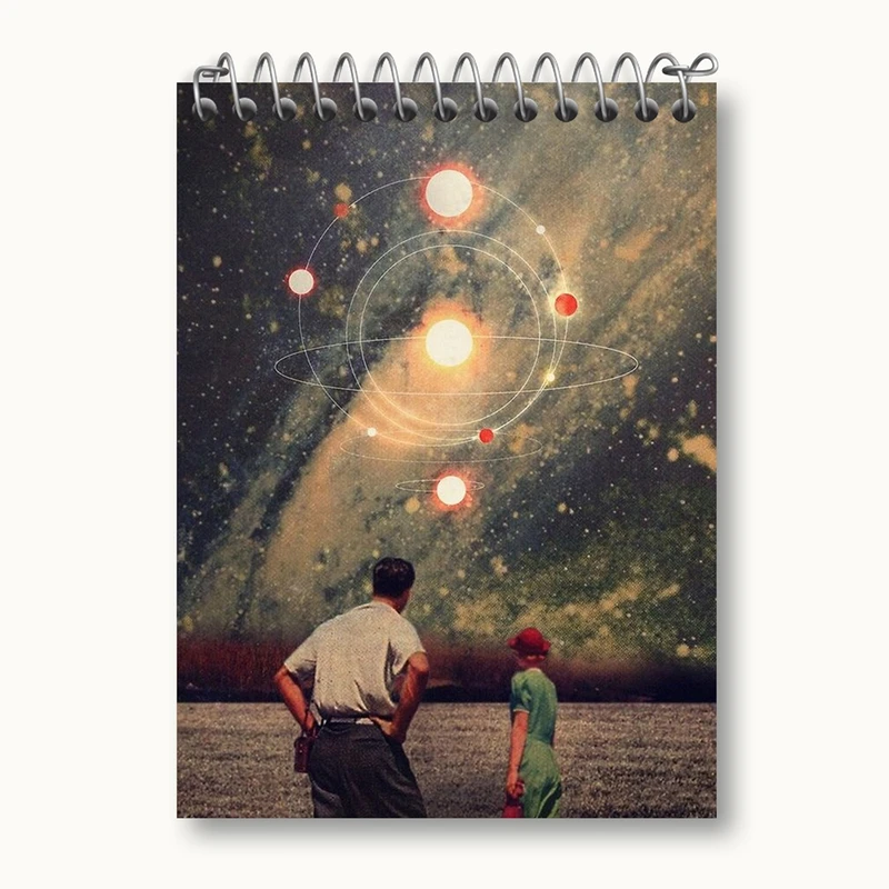 دفتر یادداشت 50 برگ خندالو مدل کهکشان کد 25385