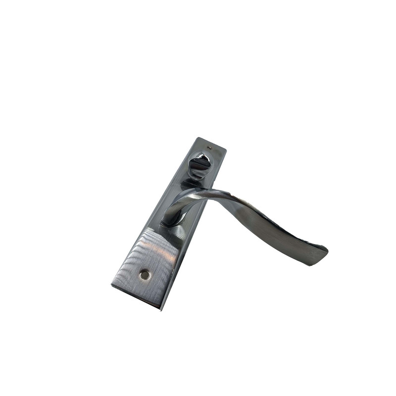 دستگیره در ترووان مدل پلاک  سرویسی راست بازشو کد 424 مجموعه 2 عددی