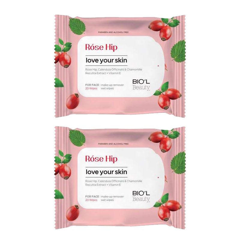 دستمال مرطوب بیول مدل Rose Hip مجموعه 2 عددی -  - 1