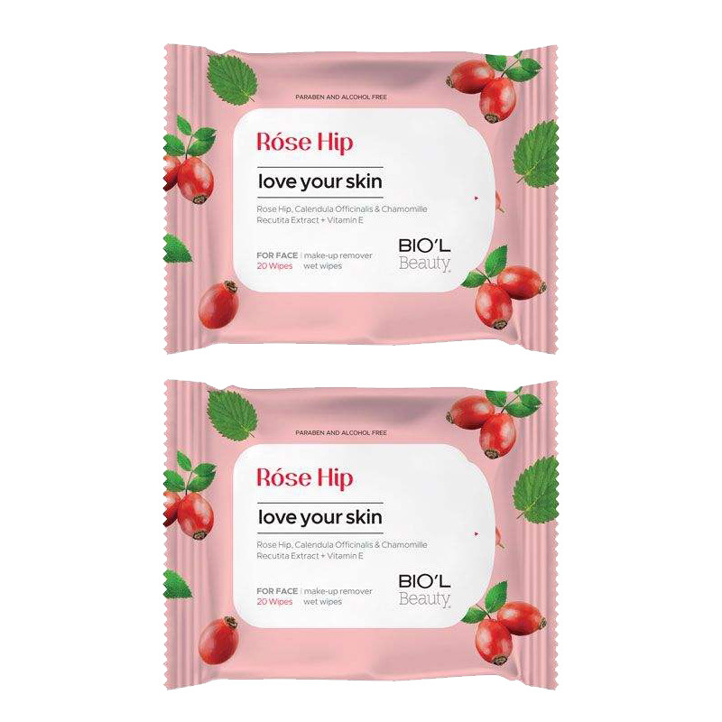 دستمال مرطوب بیول مدل Rose Hip مجموعه 2 عددی دستمال مرطوب بیول مدل Rose Hip مجموعه 2 عددی