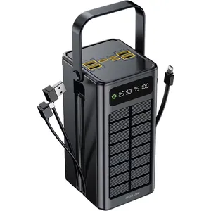 پاوربانک گرین لاین مدل GL-PX50 ظرفیت 60000 میلی‌آمپر ساعت به همراه پنل خورشیدی