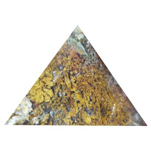 سنگ راف شجر مدل عقیق مثلث AB094 