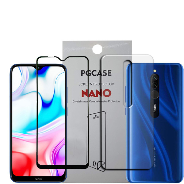 محافظ صفحه نمایش سرامیکی مدل Star Max مناسب برای گوشی موبایل شیائومی Redmi 8t به همراه محافظ پشت گوشی