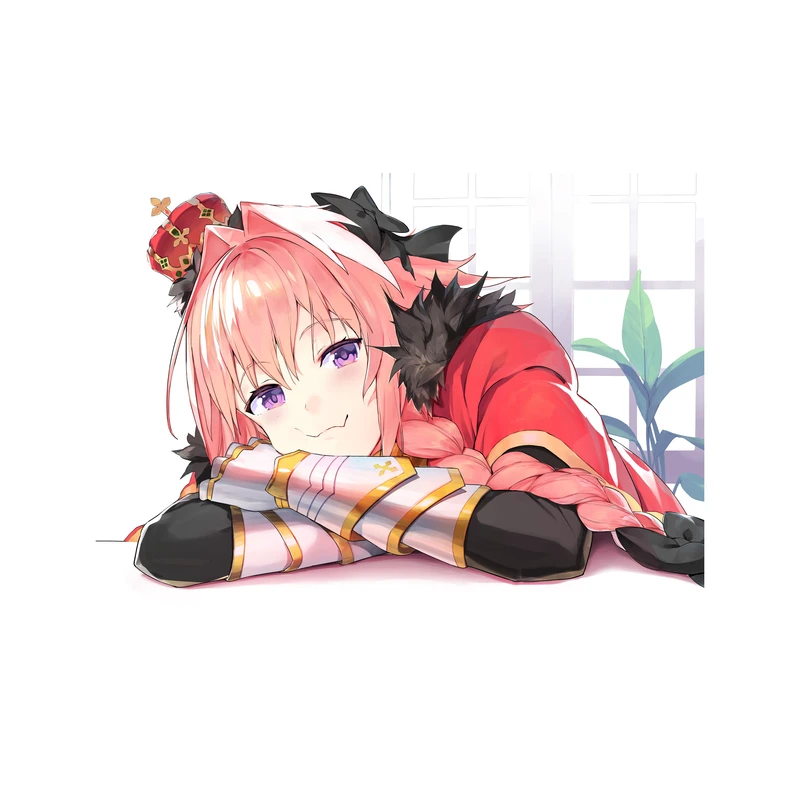 استیکر لپ تاپ و موبایل مدل انیمه طرح سرنوشت آپاکریفا استولفو Fate/Apocrypha astolfo کد 1261