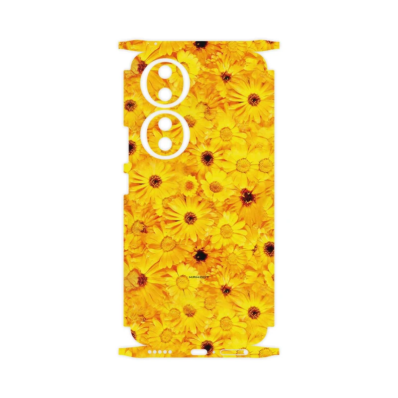 برچسب پوششی ماهوت مدل Yellow_Flower-FullSkin مناسب برای گوشی موبایل آنر 90
