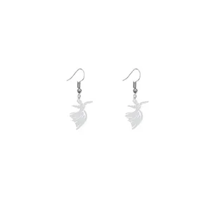 گوشواره نقره زنانه هایکا طرح رقص سما مدل n.ha259