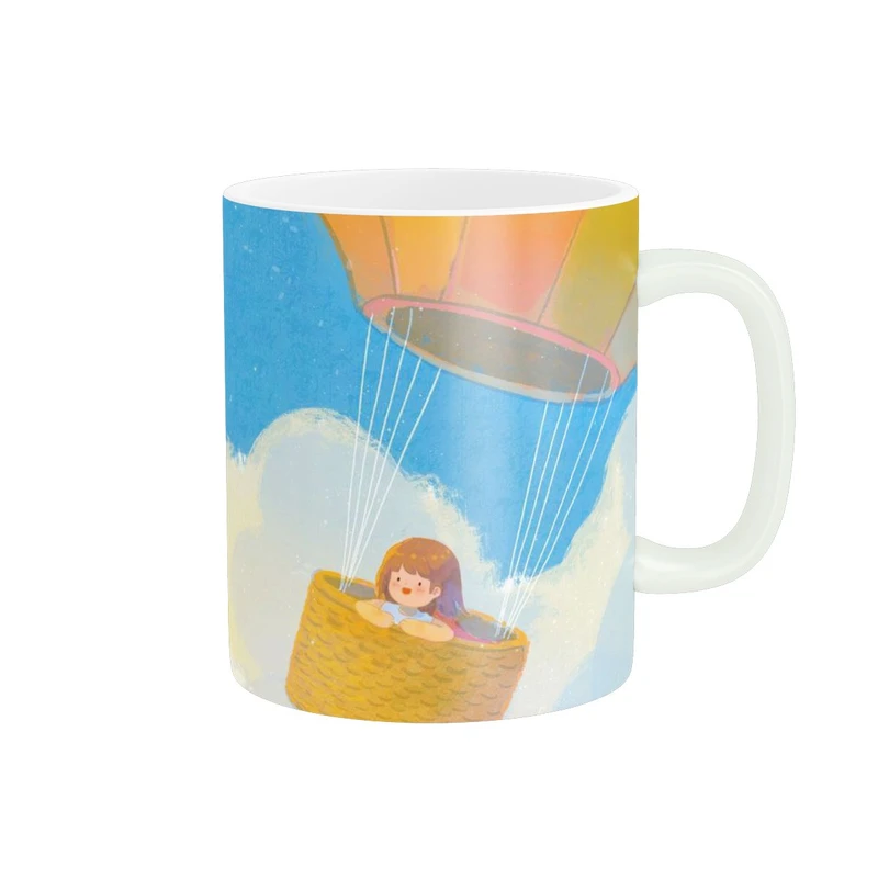 ماگ پاد آفرین مدل دختر و بالن کد 262