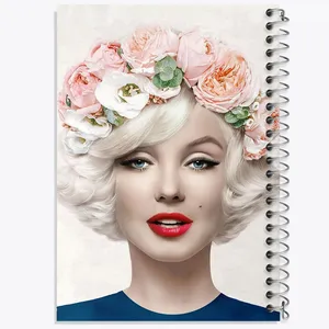 دفتر نقاشی 50 برگ خندالو مدل مرلین مونرو Marilyn Monroe کد 3978