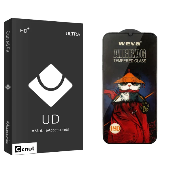 محافظ صفحه نمایش شیشه ای کوکونات مدل UDB CurveAirbag مناسب برای گوشی موبایل سامسونگ Galaxy M12