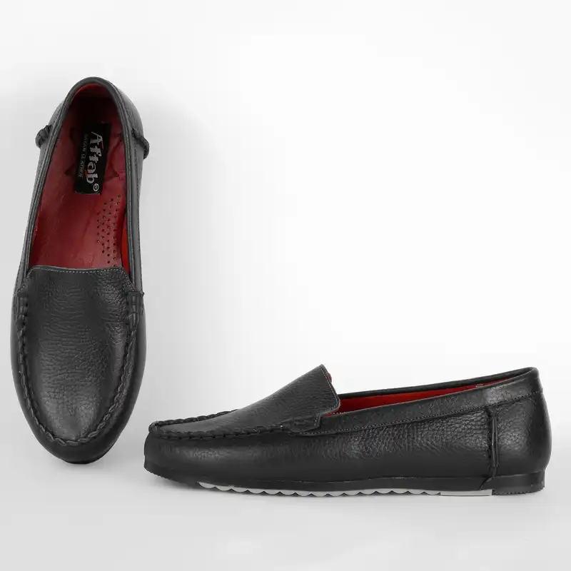 کفش کالج زنانه پاتن چرم آفتاب مدل SP 10