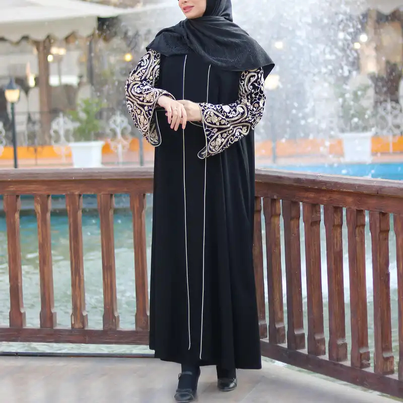 مانتو زنانه مدل عبایی مجلسی کد 124