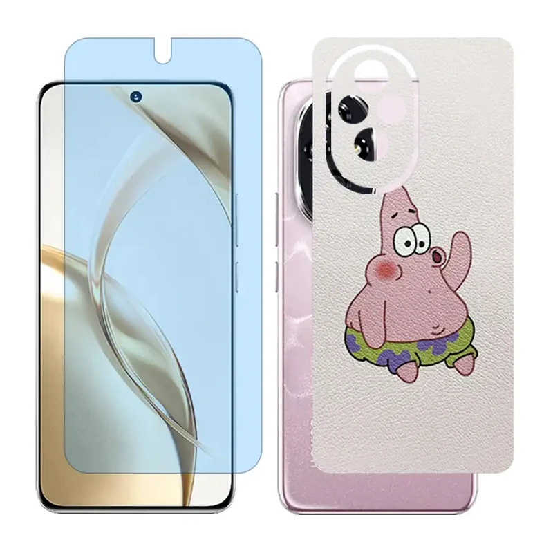 محافظ صفحه نمایش مات آنتی بلو گلس مدل Together مناسب برای گوشی موبایل آنر 200 / Honor 200 به همراه برچسب پوششی پشت گوشی