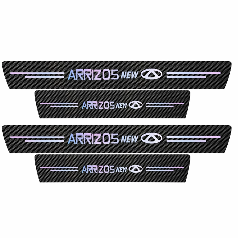 برچسب پارکابی خودرو سولگی مدل کربن کد J74 مناسب برای آریزو بسته 4 عددی