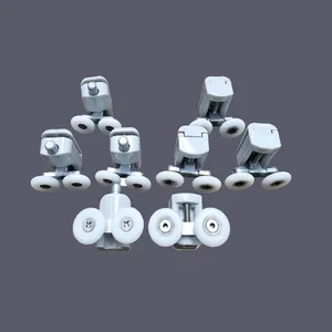 قرقره در کشویی مدل کابین دوش و پارتیشن حمام مجموعه 8 عددی