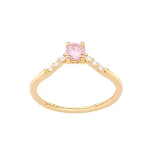  انگشتر طلا 18 عیار زنانه قیراط کد GH2276