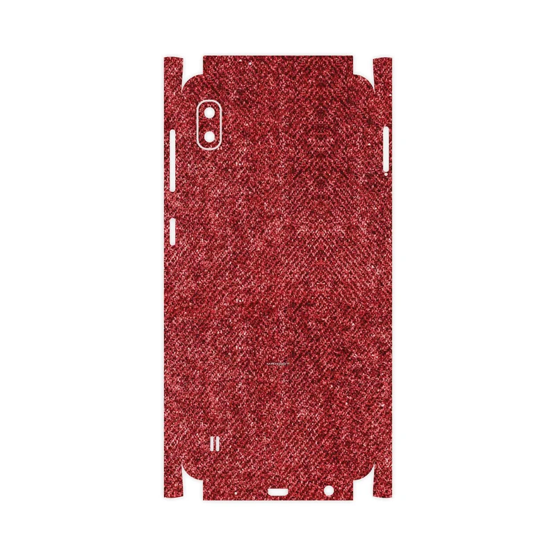 برچسب پوششی ماهوت مدل Fabric Texture 4-FullSkin مناسب برای گوشی موبایل سامسونگ Galaxy A10