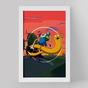 تابلو خندالو مدل جیک و فین وقت ماجراجویی Adventure Time کد 20829