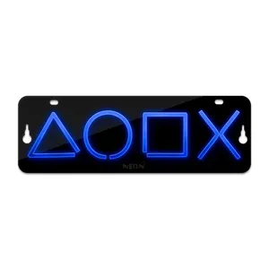 چراغ دیواری نئون دیزاین مدل Ps-Keys-BL_BL