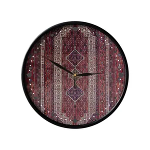 ساعت دیواری مدوپد طرح فرش سنندج مدل C-Sanandaj10