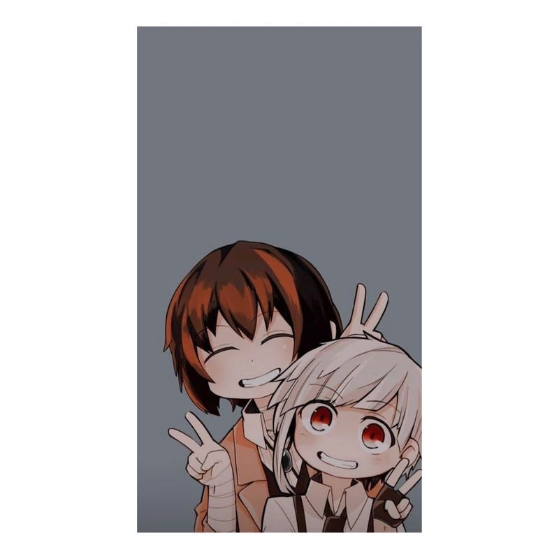 استیکر لپ تاپ و موبایل مدل انیمه طرح سگ‌های ولگرد بانگو اوسامو دازای Bungo Stray Dogs Osamu dazai کد 354