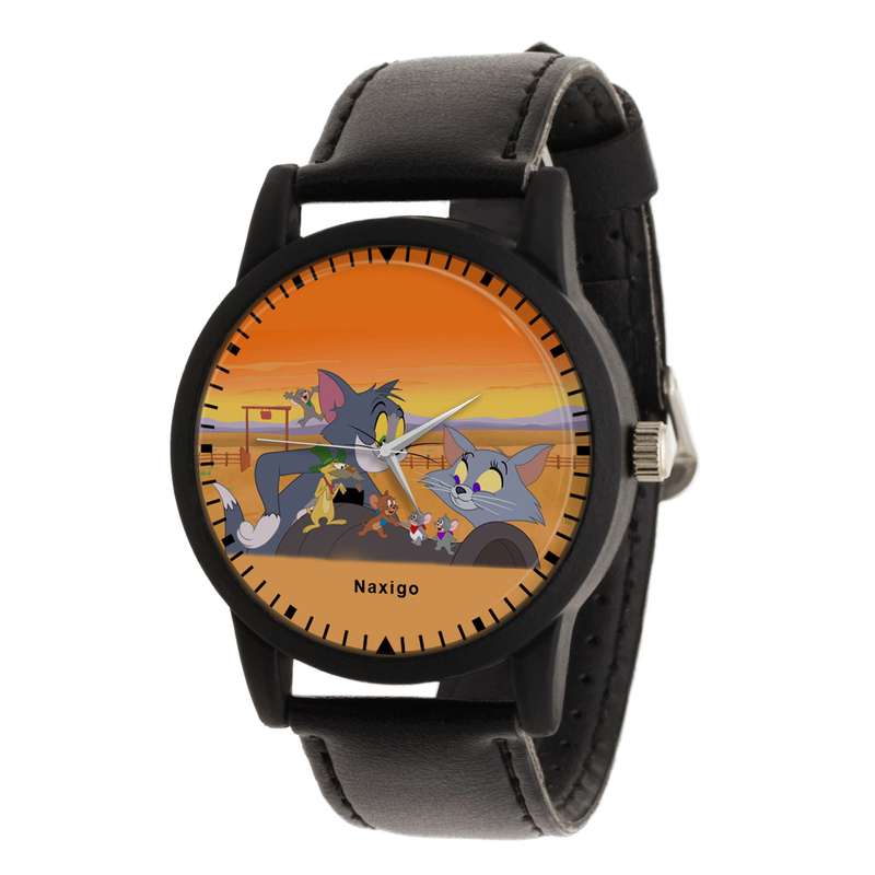 ساعت مچی عقربه ای ناکسیگو مدل Tom and Jerry COWBOY UP کد LF14049 ساعت مچی عقربه ای ناکسیگو مدل Tom and Jerry COWBOY UP کد LF14049