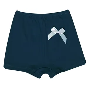 شلوارک دخترانه مدل نخی رنگ سرمه ای