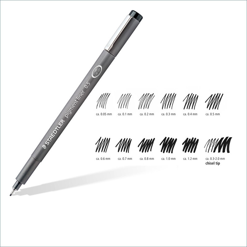 راپید استدلر مدل PIGMENT LINER بسته 6 عددی