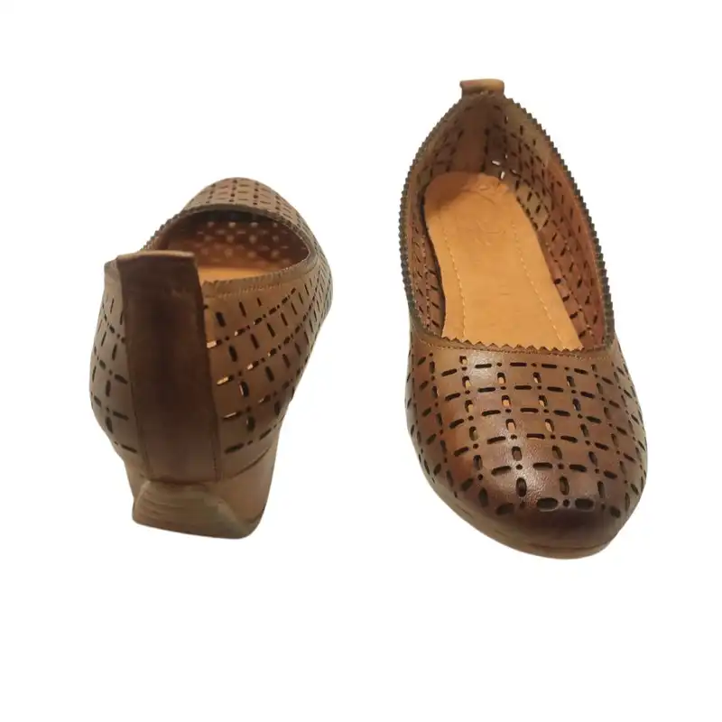 کفش روزمره زنانه مدل چرم طبیعی کد 643.1