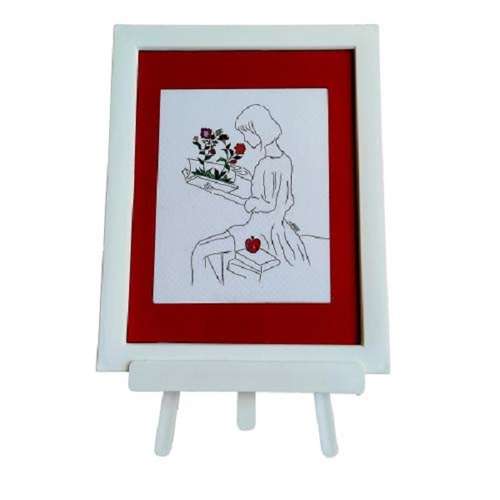 تابلو نقاشی آبرنگ مدل خیال به همراه پایه