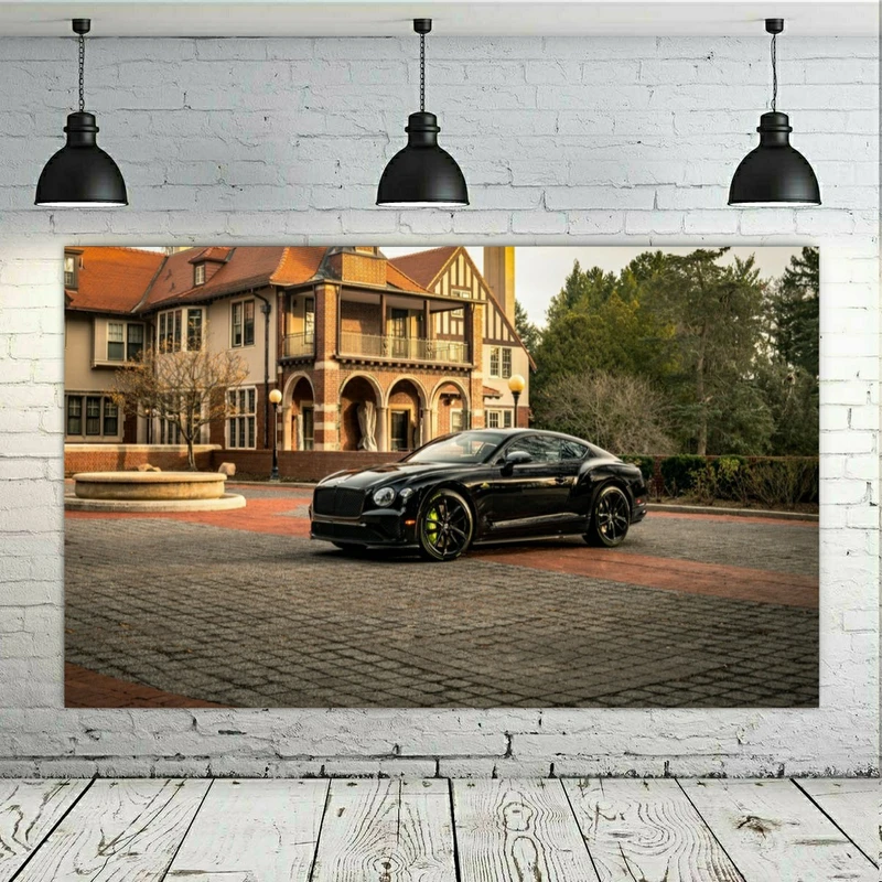 پوستر پارچه ای طرح ماشین بنتلی - Bentley مدل SDP1449