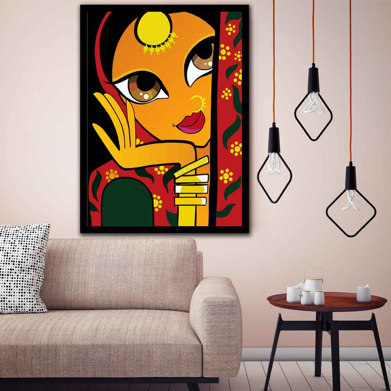 تابلو بوم طرح چهره مدل SG-94864