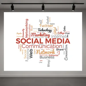 کاغذ دیواری مدل تایپوگرافی فضای مجازی کد AR3059122