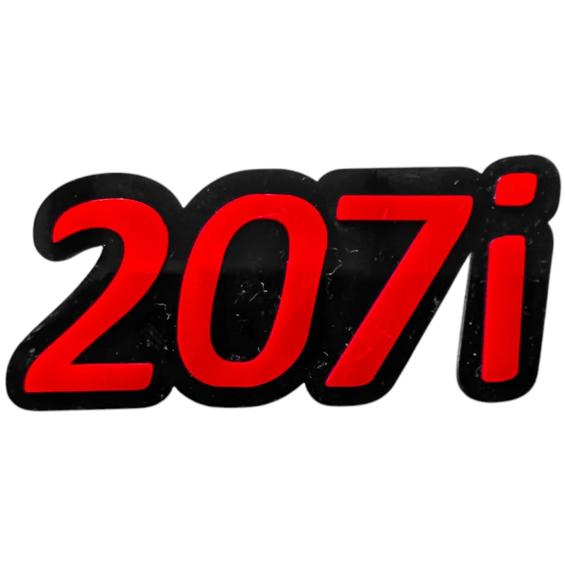 آرم نوشته صندوق عقب خودرو مدل 207i مناسب برای پژو 207