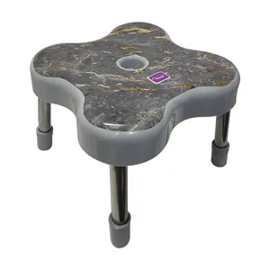 چهارپایه حمام ونوس پلاستیک مدل ستاره کد H121