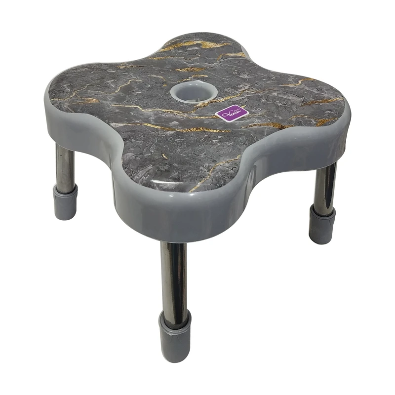 چهارپایه حمام ونوس پلاستیک مدل ستاره کد H121