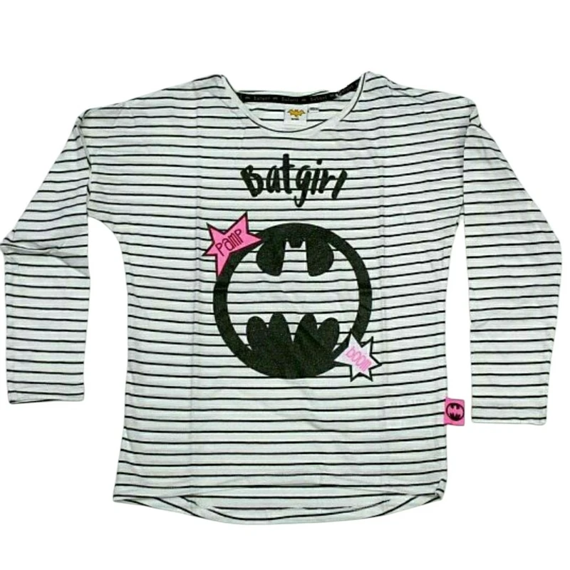 تی شرت آستین بلند دخترانه کول کلاب مدل یقه گرد