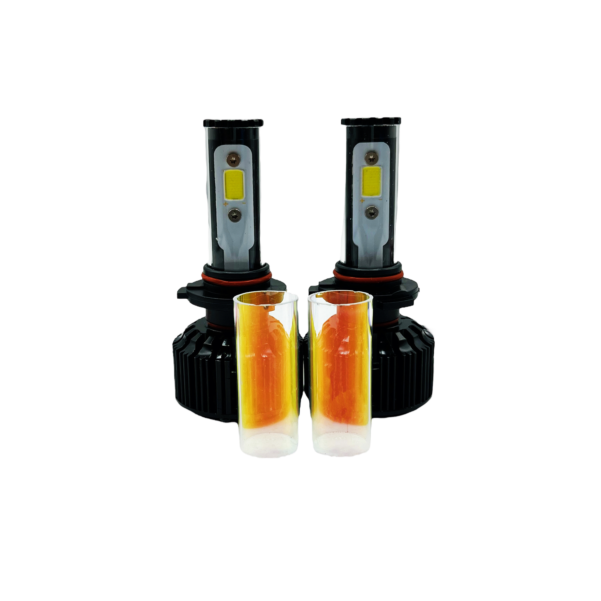 هدلایت لامپ خودرو مدل X3 پایه 9005 بسته دو عددی