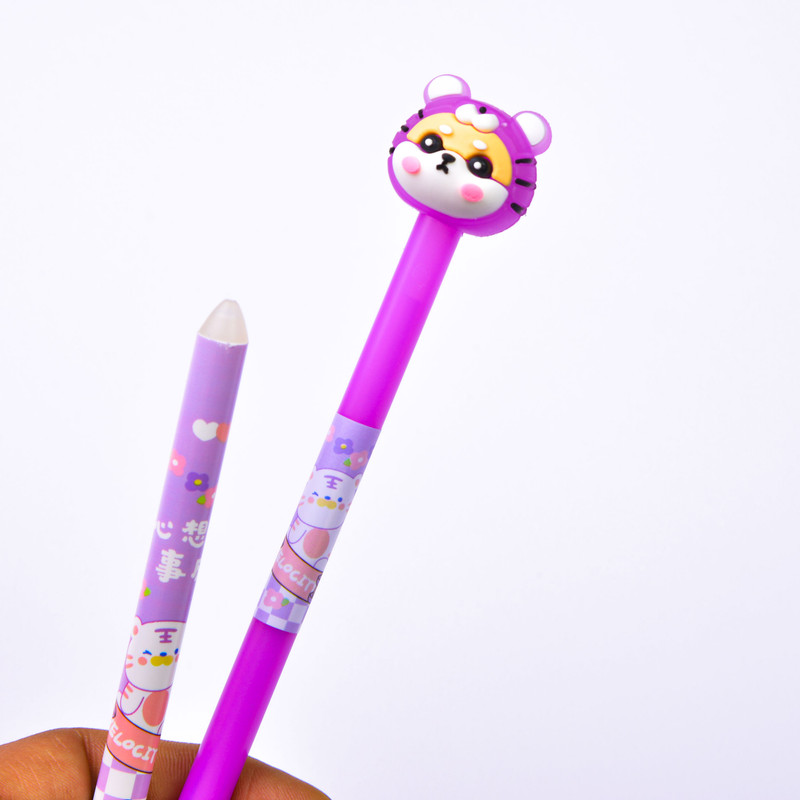 روان نویس سیلیکونی مدل گربه به همراه پاک کن