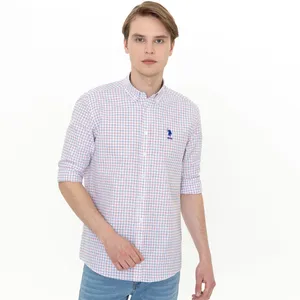 پیراهن آستین بلند مردانه یو اس پولو مدل 50251828