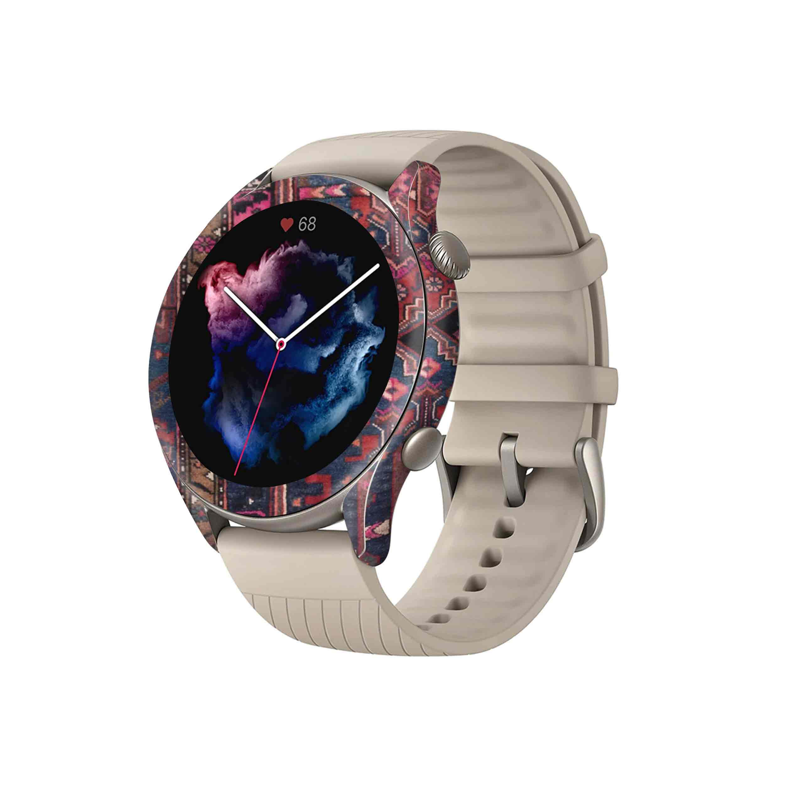 برچسب ماهوت طرح Rug مناسب برای ساعت هوشمند آمازفیت GTR 3