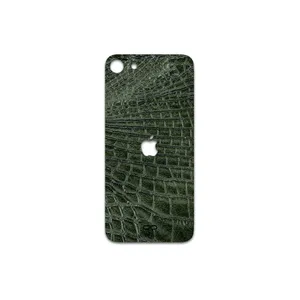 MAHOOT Green-Crocodile-Leather Cover Sticker for Apple iPhone SE 2022