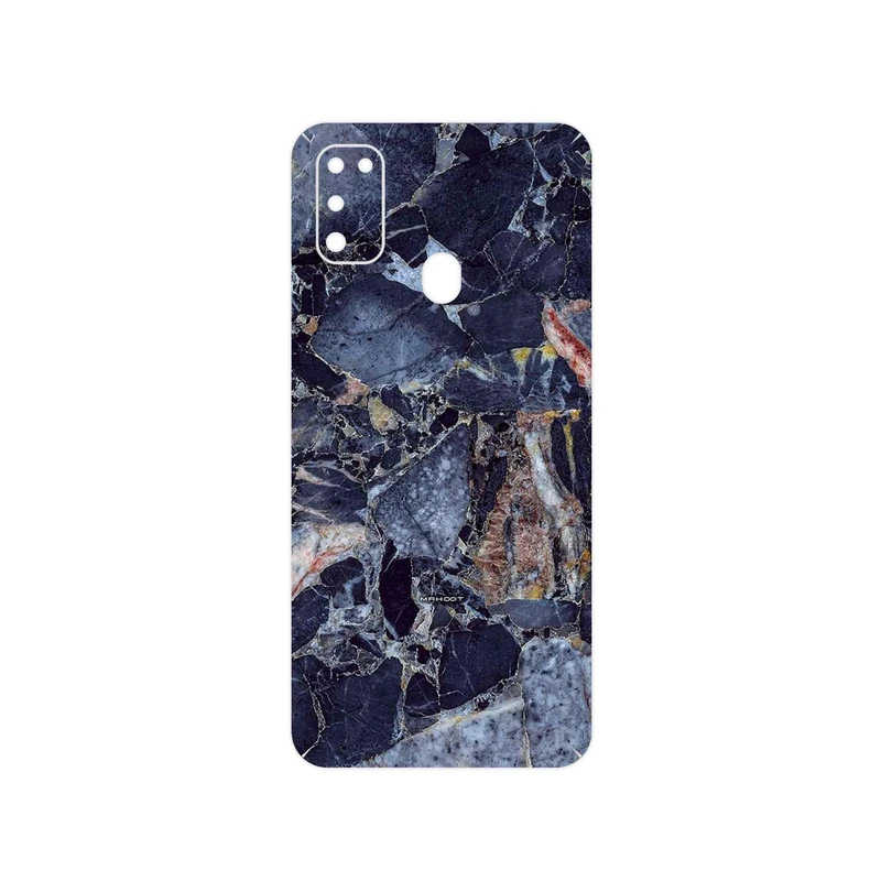 برچسب پوششی ماهوت مدل Broken black marble مناسب برای گوشی موبایل سامسونگ Galaxy M30s
