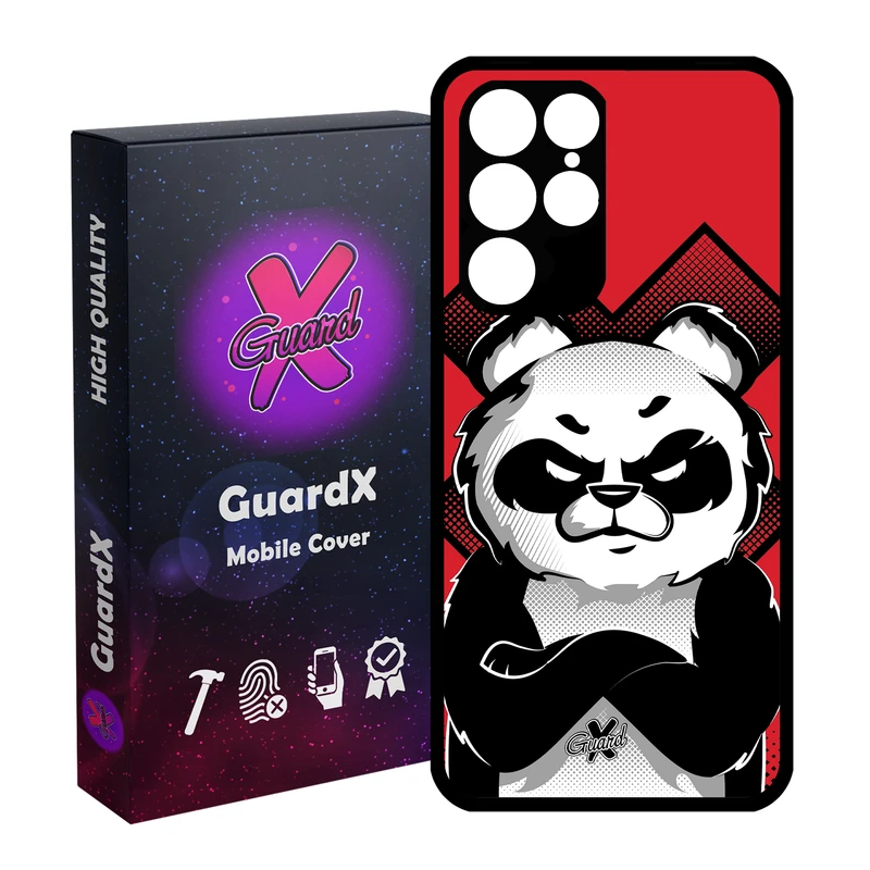 کاور گارد ایکس طرح Panda مدل Glass10301 مناسب برای گوشی موبایل سامسونگ Galaxy S22 Ultra