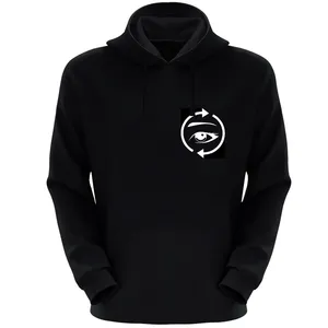 هودی زنانه مدل چشم S59 رنگ مشکی