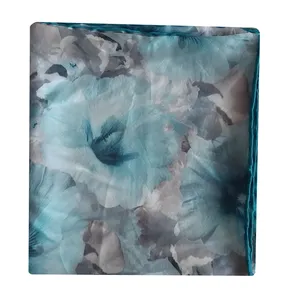 روسری زنانه مدل ساتن طرح گل کد 875